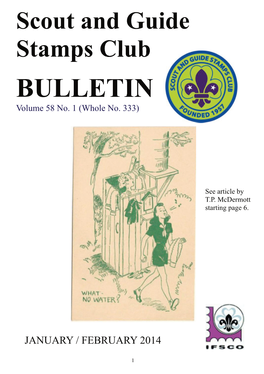 Scout and Guide Stamps Club BULLETIN Volume 58 No