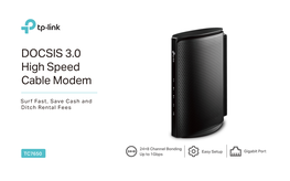 DOCSIS 3.0 High Speed Cable Modem