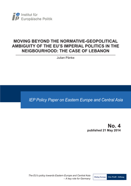 IEP Policy Paper on Eastern Europe and Central Asia