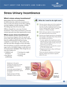 Stress Urinary Incontinence