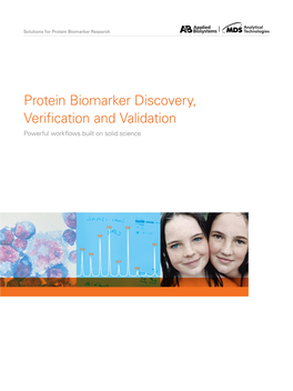 Protein Biomarker Discovery, Verification and Validation