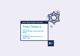 Train Times 6