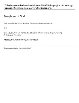 Daughters of God