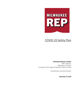 COVID-19 Safety Plan