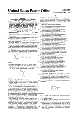 United States Patent Office Patented Aug