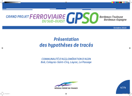 Des Hypothèses De Tracés