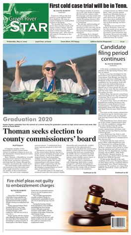 Thoman Seeks Election to County Commissioners' Board