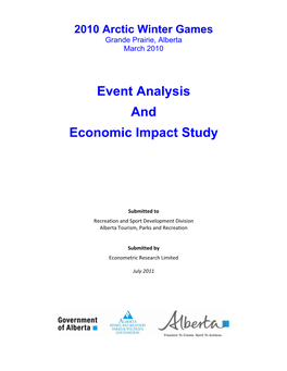 Event Analysis and Economic Impact Study