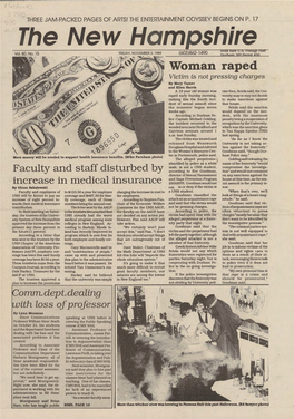 The New Hampshire, Vol. 80, No. 15 (Nov. 3, 1989)