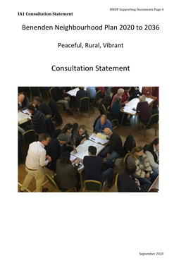 Consultation Statement