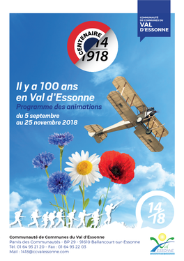 Il Y a 100 Ans En Val D'essonne