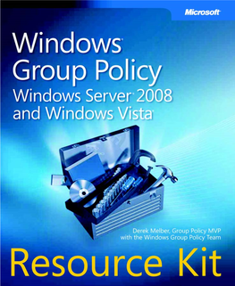 Windows Group Policy Resource Kit: Windows Server 2008 And