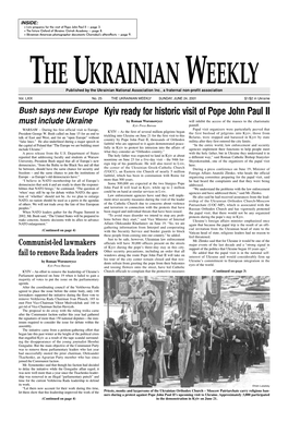 The Ukrainian Weekly 2001, No.25
