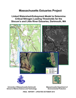 Massachusetts Estuaries Project