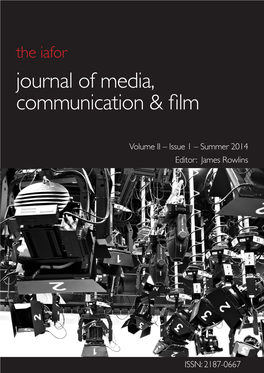 IAFOR Journal of Media, Communication & Film Volume 2