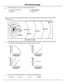 The Solar System Questions KEY.Pdf