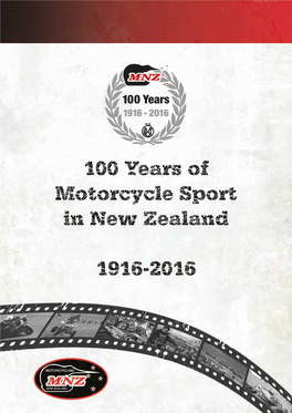 100 Years of Motorcycle Sport in New Zealand 1916-2016