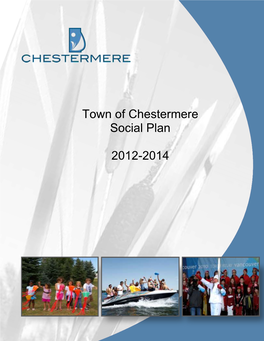 Town of Chestermere Social Plan 2012-2014