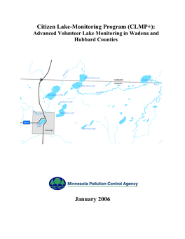 Citizen Lake-Monitoring Program (CLMP+): Advanced Volunteer Lake Monitoring in Wadena and Hubbard Counties