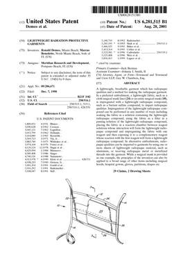 (12) United States Patent (10) Patent No.: US 6,281,515 B1 Demeo Et Al