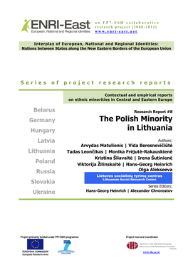 The Polish Minority in Lithuania