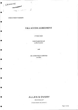 UKA Agreement