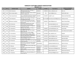 Kcaa Members List.Pdf