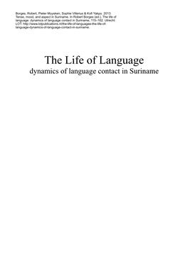 Tense, Mood, and Aspect in Suriname