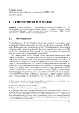 5 Il Potere Informale Delle Relazioni