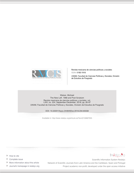 How to Cite Complete Issue More Information About This Article Journal's Homepage in Redalyc.Org Scientific Information System R