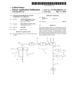 (12) Patent Application Publication (10) Pub. No.: US 2011/0062721 A1 Sirdeshpande Et Al