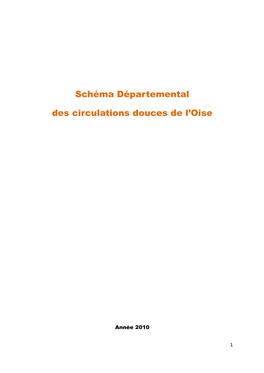 Schéma Départemental Des Circulations Douces De L'oise