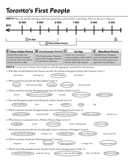 Pre-Visit Worksheet Answers