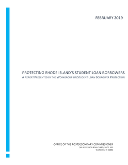 Protecting Rhode Island's Student Loan Borrowers