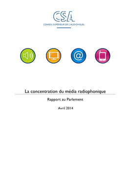 Rapport CSA Sur La Concentration Radio 15-05-14
