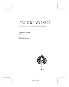 PACIFIC WORLD Journal of the Institute of Buddhist Studies