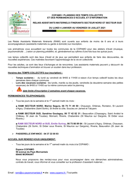 Planning Des Temps Collectifs De Janvier À Juillet 2021.Pdf