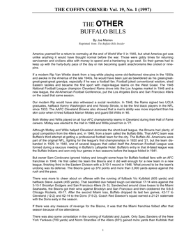 The Other Buffalo Bills