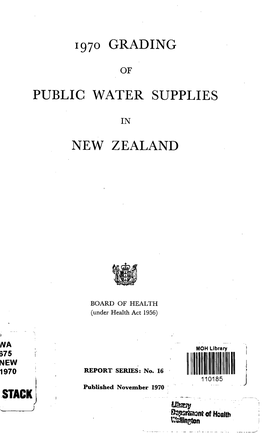 1970 Grading of Pubic Water Supplies.Pdf