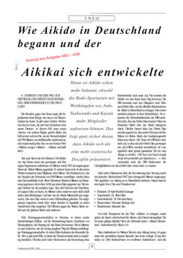 Aikikai Sich Entwickelte Heute Ist Aikido Schon Mehr Bekannt, Obwohl 4