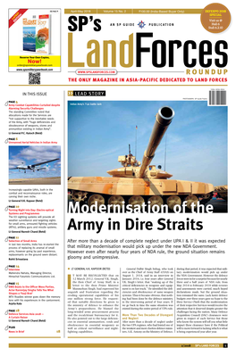 Modernisation of the Army in Dire Straits