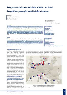 Perspectives and Potential of the Adriatic Sea Ports Perspektive I Potencijal Morskih Luka U Jadranu