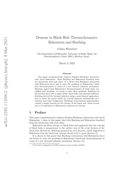 Arxiv:2102.11209V2 [Physics.Hist-Ph] 4 Mar 2021 Em Fanwtemlrdainmcaim(Eto 14)