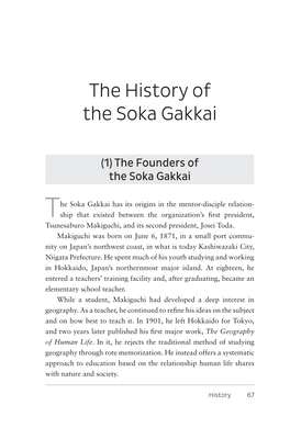 The History of the Soka Gakkai