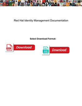 Red Hat Identity Management Documentation