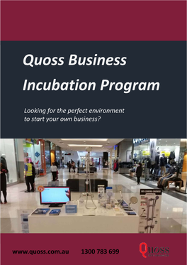 Quoss Business Incubation Program