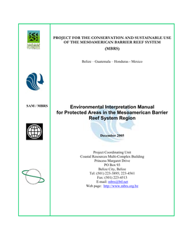 Environmental Interpretation Manual for Protected Areas in the MBRS