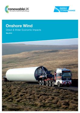 Onshore Wind Direct & Wider Economic Impacts