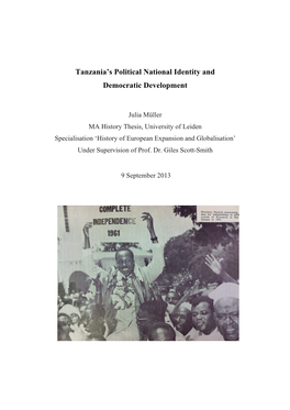 TZ National Political Identity and Democracy Julia Muller FINAL 9