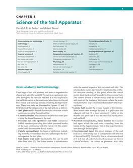 Science of the Nail Apparatus David A.R